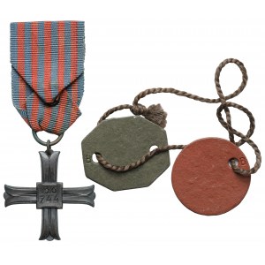 PSZnZ, Krzyż Monte Cassino [36744] - dla Kaprala + znaki tożsamości