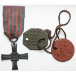 PSZnZ, Krzyż Monte Cassino [36744] - dla Kaprala + znaki tożsamości