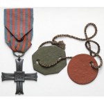 PSZnZ, Krzyż Monte Cassino [36744] - dla Kaprala + znaki tożsamości