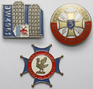 Third Republic, Military badges - set (3pcs)