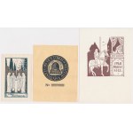 Numismatic ex-librises by Stanislaw Aulich and Julia Meczicka - set (3pcs)