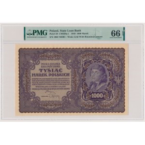 1.000 marek 1919 Sierpień - I Serja BH (Mił.29b)