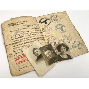 Okupacja, Poznań, Dokument identyfikacyjny 1939