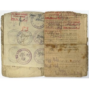 Okupacja, Poznań, Dokument identyfikacyjny 1939