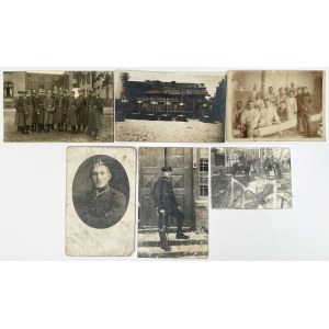II RP, Fotografie wojskowe - zestaw (6szt)