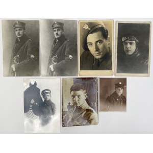 II RP, Fotografie wojskowe - zestaw (7szt)