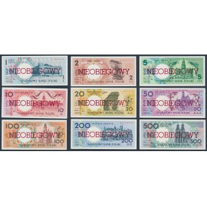 Miasta Polskie 1990 - NIEOBIEGOWE - komplet