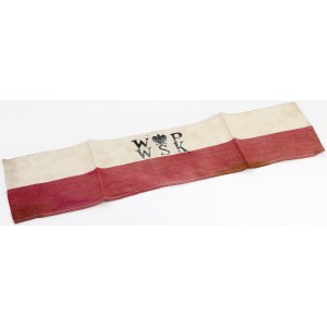 Powstanie Warszawskie 1944, Opaska naramienna - Wojskowa Służba Kobiet - RZADKOŚĆ!