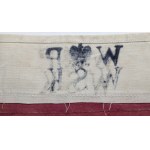 Powstanie Warszawskie 1944, Opaska naramienna - Wojskowa Służba Kobiet - RZADKOŚĆ!