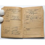 Odznaka, 3 Pułk Wojsk (Saperów) Kolejowych [39] - w SREBRZE + Książeczka wojskowa PRL