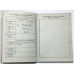 Okupacja, Wołomin, Karta Pracy /Arbeitskarte 1940