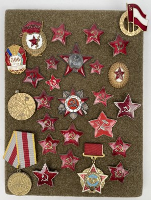 Russia / USSR, Badges and Commendations - set (27pcs)