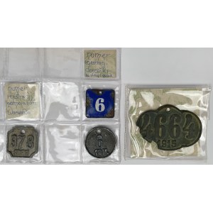 Polska, Memorabilia związane z motoryzacją i pojazdami - zestaw (4szt)