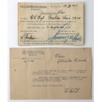 II RP i Okupacja, Dokumenty cywilne - zestaw (9szt)