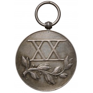 II RP, Medal za Długoletnią Służbę - Srebrny (XX)