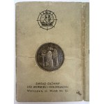 Dyplom Liga Morska i Kolonialna dla mjr. Stanisława Szancera i Srebrny Medal 15-lecie odzyskania morza 1935 - zestaw (2szt)