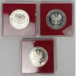 Próba Ag 100 złotych 1981 Gen. Sikorski - zestaw (3szt)