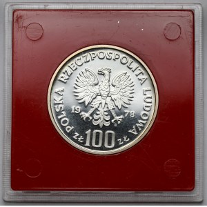 Próba SREBRO 100 złotych 1978 Bóbr