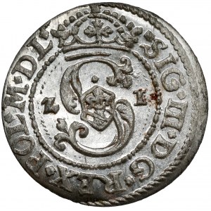 Zygmunt III Waza, Szeląg Ryga 1621 - piękny