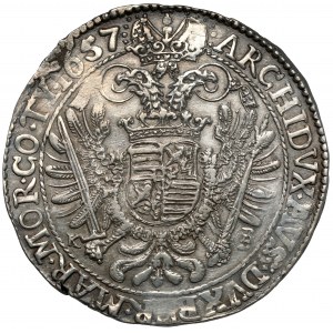 Węgry, Ferdynand III, Talar 1657 KvB, Kremnica