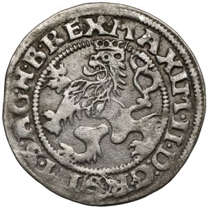 Czechy, Maksymilian II, Weissgroschen bez daty (1573-1577) Budweis