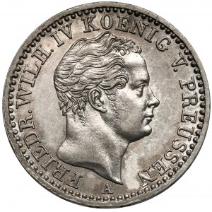 Prusy, Friedrich Wilhelm IV, 1/6 talara 1849-A, Berlin
