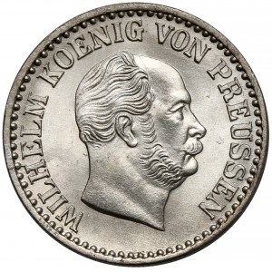Prusy, Wilhelm I, Grosz srebrny 1864-A, Berlin
