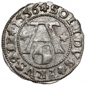 Prusy, Albrecht Hohenzollern, Szeląg Królewiec 1556 - bardzo rzadki