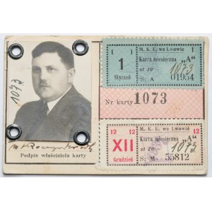 II RP, Miejska Kolej Elektryczna we Lwowie, Karta miesięczna A 1938