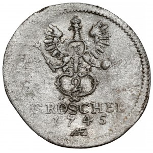 Śląsk, Fryderyk II Wielki, 2 greszle 1745 AHE, Wrocław