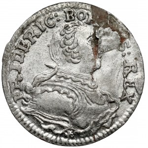 Śląsk, Fryderyk II Wielki, 3 krajcary 1752-B, Wrocław
