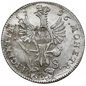 Śląsk, Fryderyk II Wielki, Ort 1756-B, Wrocław