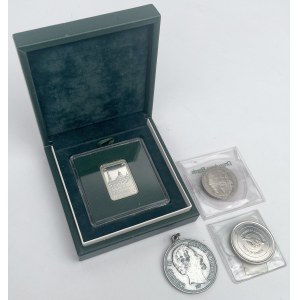 Matka Boska, Humboldt, Aviation Dollar... w tym SREBRO - zestaw (4szt)