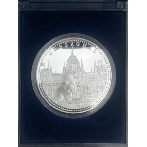 Węgry, Medal SREBRO Orszaghaz - Budynek Parlamentu Budapeszt