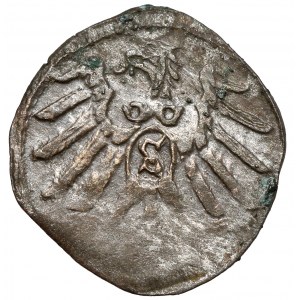 Prusy, Albrecht Hohenzollern, Denar Królewiec 1558 - RZADKI