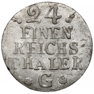Prusy, Friedrich II, 1/24 talara 1753-G, Szczecin