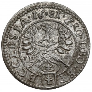 Śląsk, Fryderyk Heski, 1 krajcar 1681 LPH, Nysa