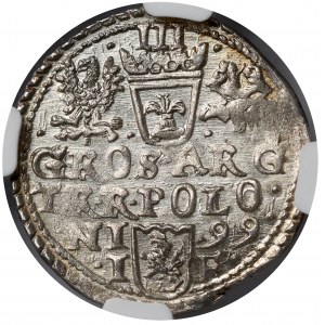 Zygmunt III Waza, Trojak Olkusz 1599 - piękny