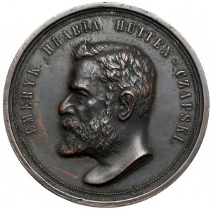 Medal Emeryk Hrabia Hutten-Czapski 1896 - odlew(?)
