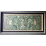 USA, $1 Silver Certificate 1896 - za szybą w drewnianej ramie