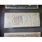 Ciekawe ibanknoty USA w ramie za szkłem - w tym ładny $1 Black Eagle Silver Certificate