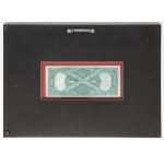 USA, 1 Dollar 1917 - bardzo ładny - za szybą i w ramie ściennej