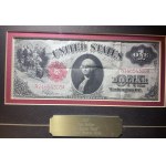 USA, 1 Dollar 1917 - bardzo ładny - za szybą i w ramie ściennej