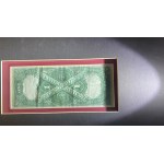 USA, 1 Dollar 1917 - bardzo ładny - za szybą i w ramie ściennej