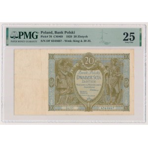 20 złotych 1929 - Ser.DF.