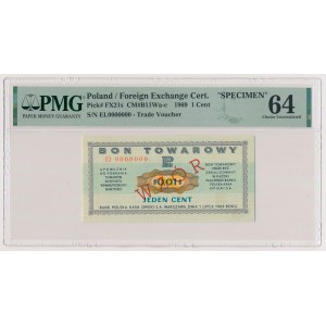 PEWEX, 1 cent 1969 - WZÓR - El 0000000