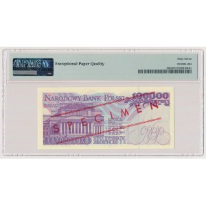 100.00 zł 1993 - WZÓR - A 0000000 - No.0490