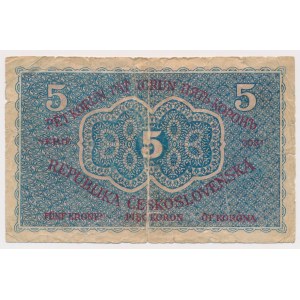Czechosłowacja, 5 Korun 1919