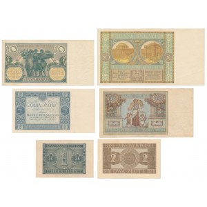 Zestaw 1 - 50 zł 1929-1941 (6szt)