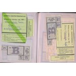Albumik Kartek Zaopatrzeniowych PRL (ok. 119szt)
